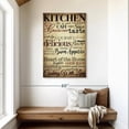 thumbnail image 2 of Elephant Stock Kitchen Inspiration Wall Art - Vertical Canvas Wall Art - Dining Room Wall Decor - Inspirational And Typography Canvas - Black And Red Decor - 30" x 45", 2 of 8
