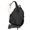 thumbnail image 1 of Mochila Winspansy pequeña para escolares, niñas y niños, negra, 14 pulgadas, 1 of 6