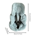 thumbnail image 2 of YaoZQ Newborn Head Support Pillow and Body Cushion, Breathable Baby Car Seat Liner for Stroller Bassinet Swing, Machine Washable, Grey, 2 of 6
