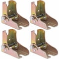 thumbnail image 1 of Pata de mesa plegable de 4 piezas, pata de cama de mesa de extensión con cerradura, pata de sofá cama plegable de acero laminado en caliente, accesorios para muebles de 2,3 mm de espesor, 1 of 5
