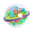 thumbnail image 3 of Decodeary Transparent Rolling Ball Toy Toddler Adorable Cartoon Sphere Game Early Learning Brain Development Educational Plaything 12x13cm 2Set, 3 of 6