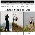 thumbnail image 4 of Qualitchoice High Sensitivity Automatic Fishing Rod Spring Rods Self-Ejecting Sea Rods for Angler's Holiday Good Gift, 4 of 9
