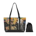 thumbnail image 7 of FORMRS Canvas Laptop Tote Bag for Women with 15.6" Computer Compartments Shoulder Handbag, Bright Skeleton, 7 of 7