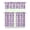 Floral, variant on Boho Paisley Design Kitchen Curtains - 3 Piece Set Colorful Floral, Tribal Geometric Tiers with Valance, Semi-Sheer Caf Curtains
