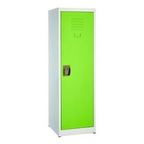 AdirOffice ALHI62901GRN Steel Storage Locker, 1 Compartment, 15 x 15 x 48 in., Green