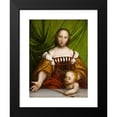 thumbnail image 2 of Anonymous 15x18 Black Modern Framed Museum Art Print Titled - Venus with Cupid (1526-28), 2 of 5