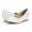 WHITE/PU, variant on DREAM PAIRS Women's Fashion Slip On Comfort Dress Pump Shoes Wedge Round Toe Heel Shoes DEBBIE