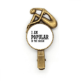 thumbnail image 1 of I Am Popular In The Dream Hairpin Headdress Brooch Vintage Metal, 1 of 3