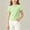 Green, variant on Kids Basic Solid Color Crew Neck T-Shirt, Short Sleeve Casual Top for Boys & Girls 1-12 Years Old, Everyday Essential for Summer Yellow 1 Years