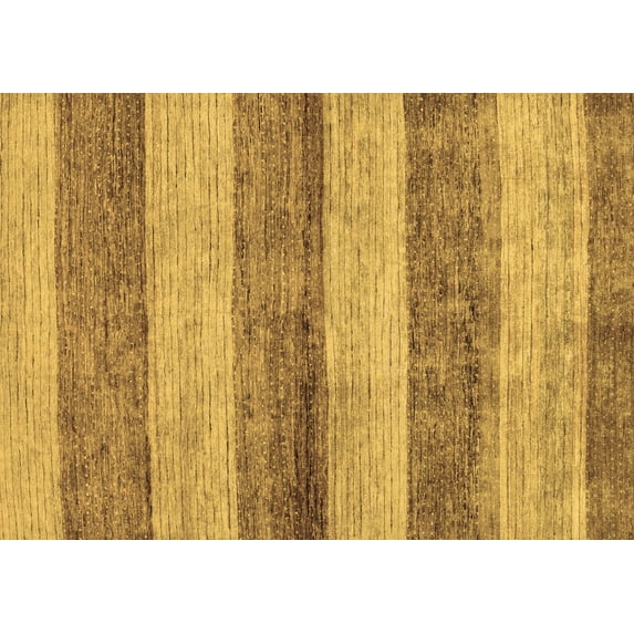 Ahgly Company Indoor Rectangle Abstract Brown Modern Area Rugs, 6' x 9'
