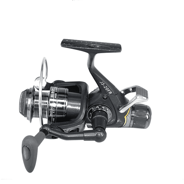 Moulinet De Pêche Pqahffowr FR40 – Double Frein Avant/arrière, Ratio 5.1:1, En Métal, Pour Canne Télescopique Et Rockfishing