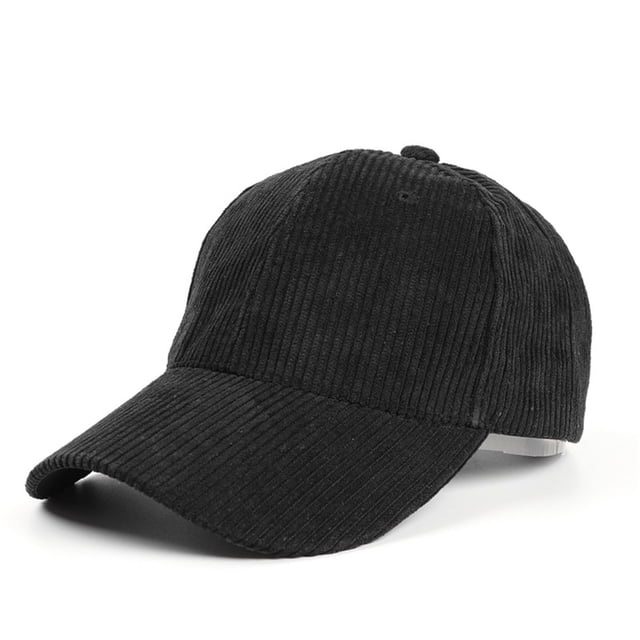 Male Female Neutral Summer Solid Baseball Caps Corduroy Hat Visors