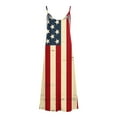 thumbnail image 5 of Teissuly Summer Dresses For Women Print Sleeveless Round Neck Dress Casual Dresses, 5 of 5