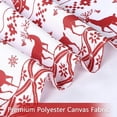 thumbnail image 3 of Haperlare 52"W x 15"L Christmas Tree Deer Cafe Valance Curtain Boho Style Blackout Valance Curtains Home Decorations Kitchen Valance Curtain, White, 3 of 6