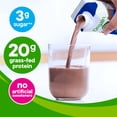 thumbnail image 3 of Orgain Chocolate Grass Fed Clean Protein Shake-12 pack, 3 of 7