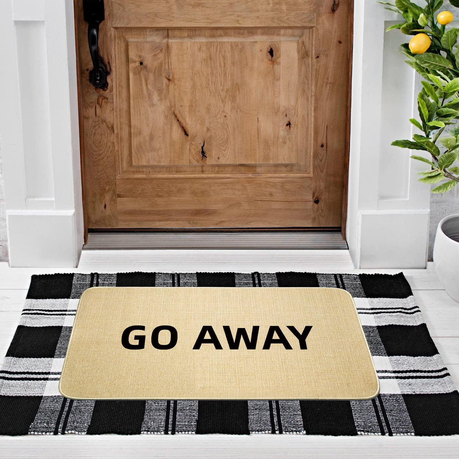 Fsqjgq Durable Carpet Area Rugs Mudroom Rug If You Hear Me Yelling Just Know I Said It Nicely 26 Times The Mom Carpet Door Mat Non Slip Entrance Door