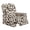 Brown Cow, variant on Whosucclay Vintage Sunflower Leopard Print Recliner Slipcover Stretch Reclining Chair Covers Recliner Chair Covers with Storage Pocket Furniture Protector 4 Pieces Sofa Cover Prevent Stain