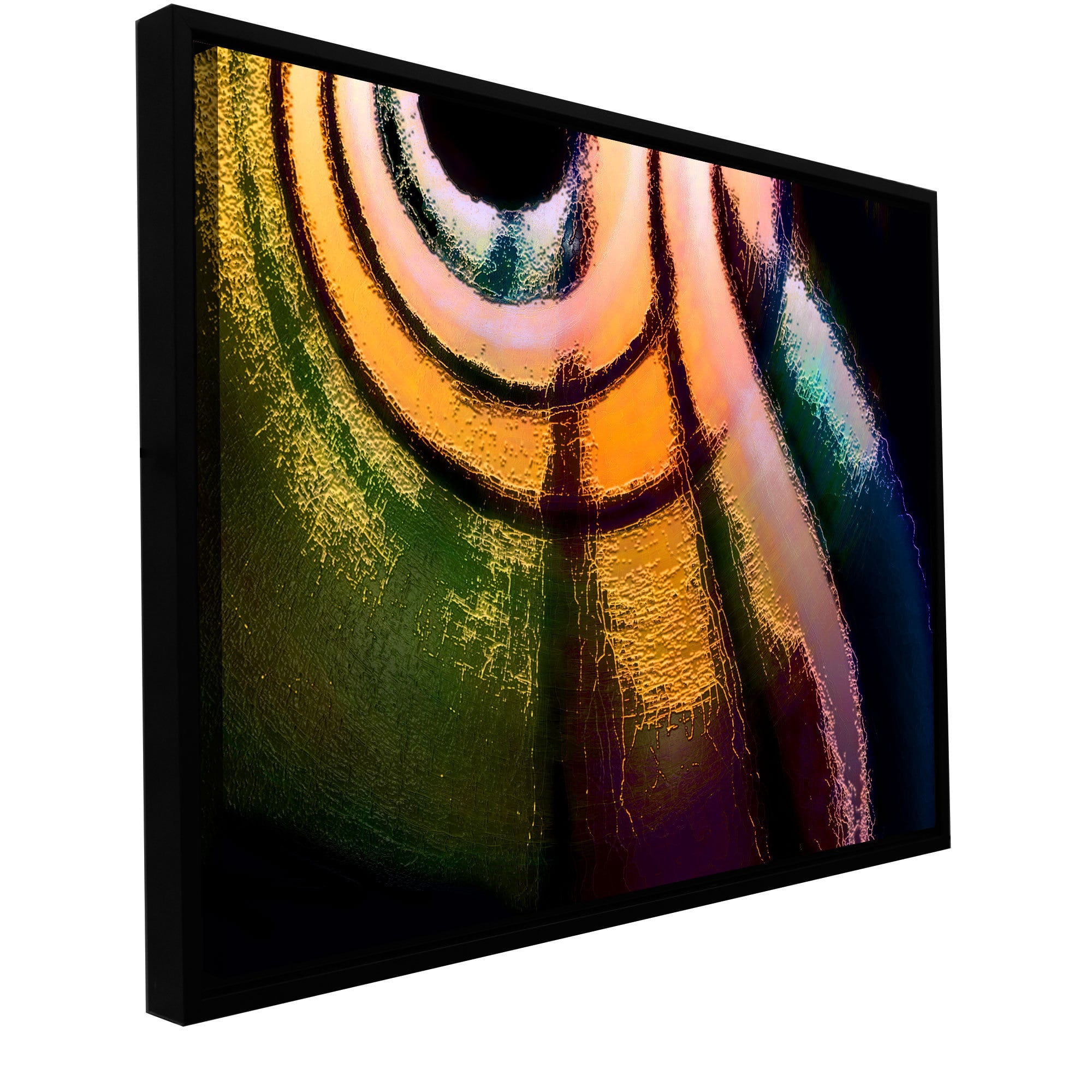 ArtWall Dean Uhlinger "La Tierra Al Cielo" Floater Framed Gallery-Wrapped Canvas