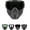 Black, variant on Detachable Full Face Goggle Mask, Detachable Full Face Mask,Anti-Fog Windproof, Removable Face Shield, Lightweight