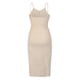 thumbnail image 5 of Vestido ajustado elástico para mujer, sin mangas, espalda abierta, cuello redondo, abertura con botones, vestido de punto acanalado para fiesta, club, boda, 5 of 8