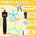 thumbnail image 2 of Flying Disc Helicopter Toy Disco Flyers Include 12 String Launchers And 24 Flying Saucer Flying Disc Launcher Toy Flying Toys For Little Teens Outdoor, 2 of 5