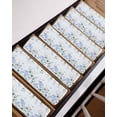 thumbnail image 3 of Eucalyptus Flower Stair Treads for Wooden Steps Indoor Runner Rug Carpet, Sage Green Leaf Blue Floral Watercolor 7 Pieces Peel and Stick Staircase Step Treads Covers Washable Throw Door Mats, 30"x8", 3 of 5