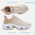 thumbnail image 4 of RomenSi Walking Shoes for Women Gym Athletic Tennis Sneakers Comfortable Casual Running Shoes US 8, 4 of 12