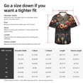 thumbnail image 6 of Haiem Floral Dreamcatcher Elegance Printed Hawaiian Shirt for Men - Men’s Casual Beach Summer Shirts - Stretch Fabric with Modern Fit-3X-Large, 6 of 7