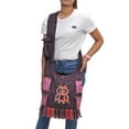 thumbnail image 2 of The Collection Royal Owl Patch Cotton Hobo Bag Pink, 2 of 4