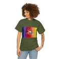 thumbnail image 4 of Out And proud Rainbow Unisex Heavy Cotton Tee, 4 of 12
