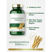 Ashwagandha Supplement 3000mg | 300 Capsules for Men and Women | by Carlyle