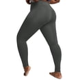 thumbnail image 6 of Women High Waisted Plus Size Yoga Pants Stretchy Ankle Length Yoga Trousers With Pockets Baggy Workout Running Leggings, 6 of 6