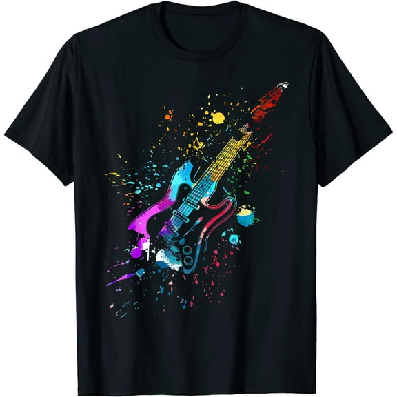 Guitar Music Instrument, Music Band & Guitarists T-Shirt