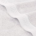 thumbnail image 6 of Superior Basketweave Egyptian Cotton Solid 3 Piece Towel Set, White, 6 of 9