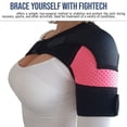thumbnail image 4 of CSChome Shoulder Support Brace Shoulder Brace Adjustable Soft Breathable Universal Design Pain Relief Shoulder Support Brace Sleeve Wrap, 4 of 7