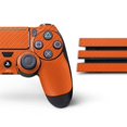 thumbnail image 2 of Skinit Orange Carbon Fiber Specialty Texture Material PS4 Pro Bundle Skin, 2 of 2