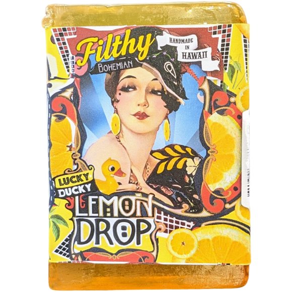 Barra de jabón Filthy Bohemian Lucky Ducky Lemon Drop