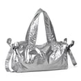 thumbnail image 3 of Lindo Bolso Hombro Con Lazo Mano Nailon para Las Axilas Mujer () Azul, 3 of 8