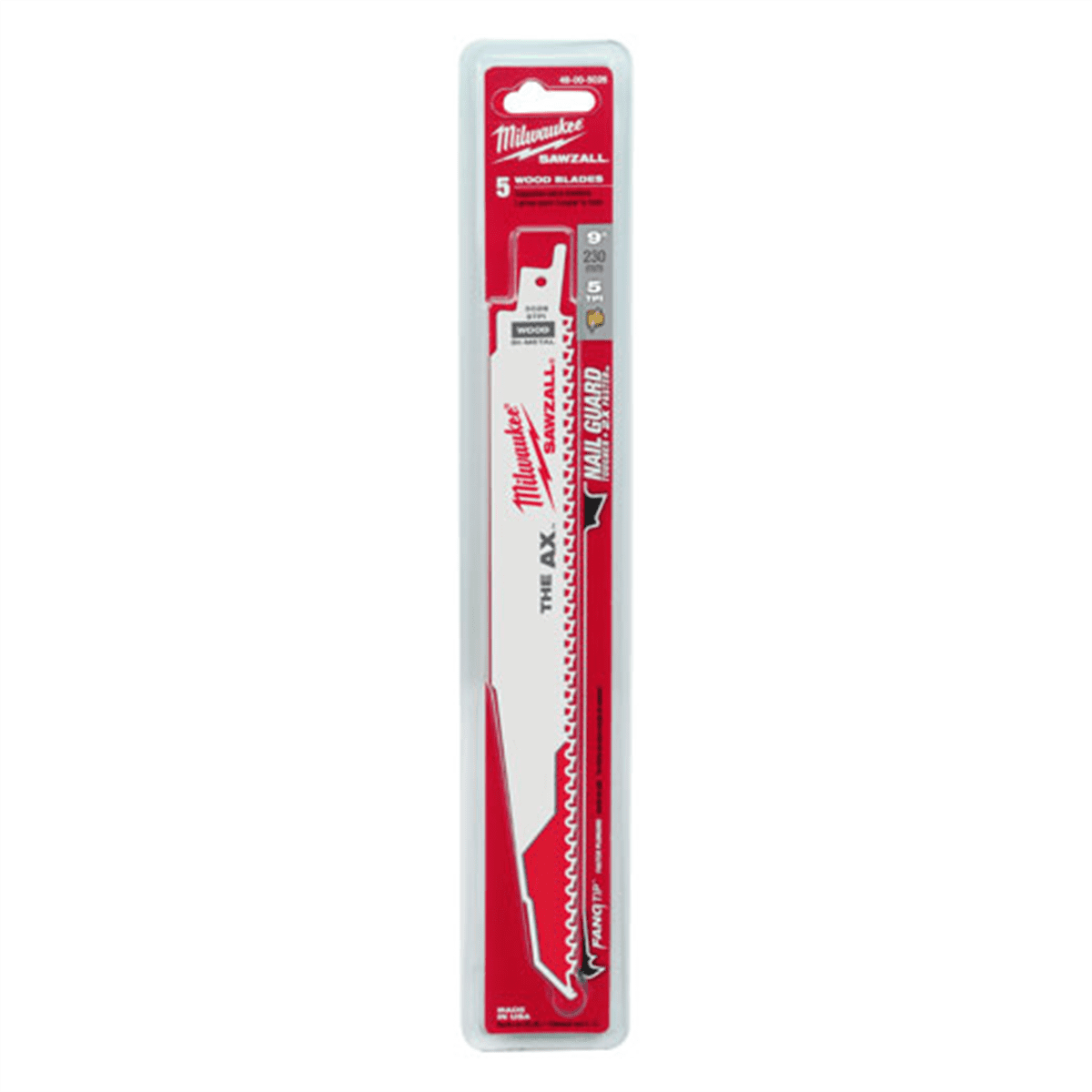 Milwaukee Tool 9" 5 TPI The Ax Sawzall  Blade (25 Pk)