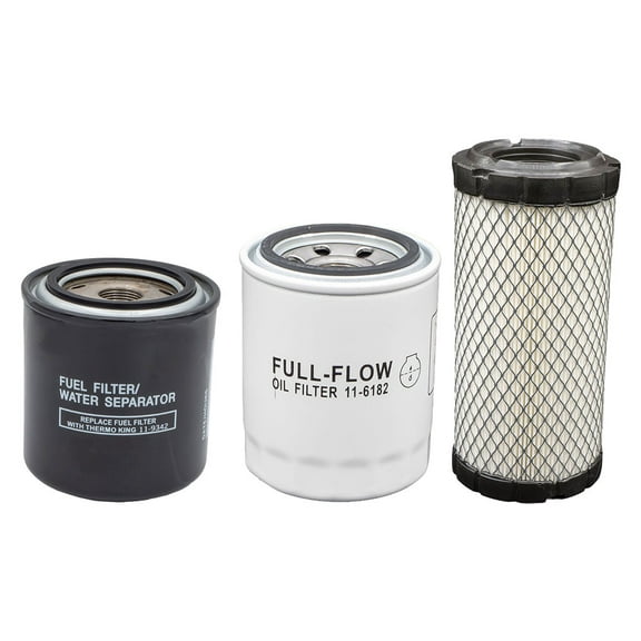 Filter Maintenance Kit for Thermo King Reefer Units – Includes Air Filter 11-9059, Fuel Filter 11-9342 & Oil Filter 11-6182, Replaces OEM P822686, P550834, LF16354, FS19580A, 33962