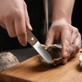 thumbnail image 5 of Stainless Steel Oyster Shucker Tool | Durable Crab Knife | Beveled Cutter Edge | Non-Slip Textured Handle | Rust & Corrosion-Resistant Shellfish Opener | 1 Piece | Compact Labor-Saving Design, 5 of 8