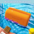 thumbnail image 6 of FUNGOOFUN Water-Resistant Adult EVA Cosmetic Toiletry Bag Makeup Bag with Zipper, Pink, 1 Piece, 6 of 7