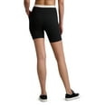 thumbnail image 2 of Reebok Women's Dynamic 7" Inseam Highrise Bike Short with Branded Drawcord, 2 of 4