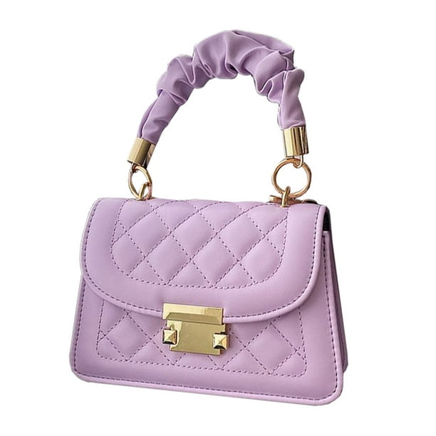 Nuevo bolso de hombro de cuero artificial de moda, cadena de moda, bolso pequeño portátil colgado.