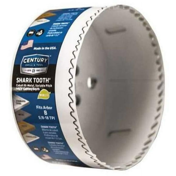 Century Drill & Tool 5060 Hole Saw 3.75 in. Bi-Metal Shark Tooth - Case of 2 - Pack of 2