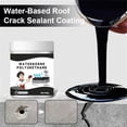 thumbnail image 2 of Water-Based Roof Crack Sealant Coating, 500g Polyurethane Sealant Water Based for Roofs, Walls, Gardens & Terraces, 2 of 8