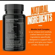 Wild Willies Beard Growth Supplement, 60 Capsules, Proprietary Blend, Mens Health