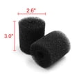 thumbnail image 2 of 9Pcs Negro 2,6 Pulgadas De Diámetro Del Cilindro Pre-Filtro Medios Esponja Del Filtro De Acuario, 2 of 4