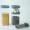 thumbnail image 2 of BergHOFF Leo 4Pc Vacuum Food Container Set, Blue, 2 of 9