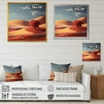 thumbnail image 4 of Designart "Meadow Horizon With Coral Tones In The Countryside" Countryside Floater Framed Wall Art Prints, 4 of 5